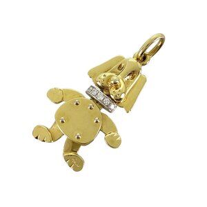 Pomellato Yellow gold diamond Pendant top